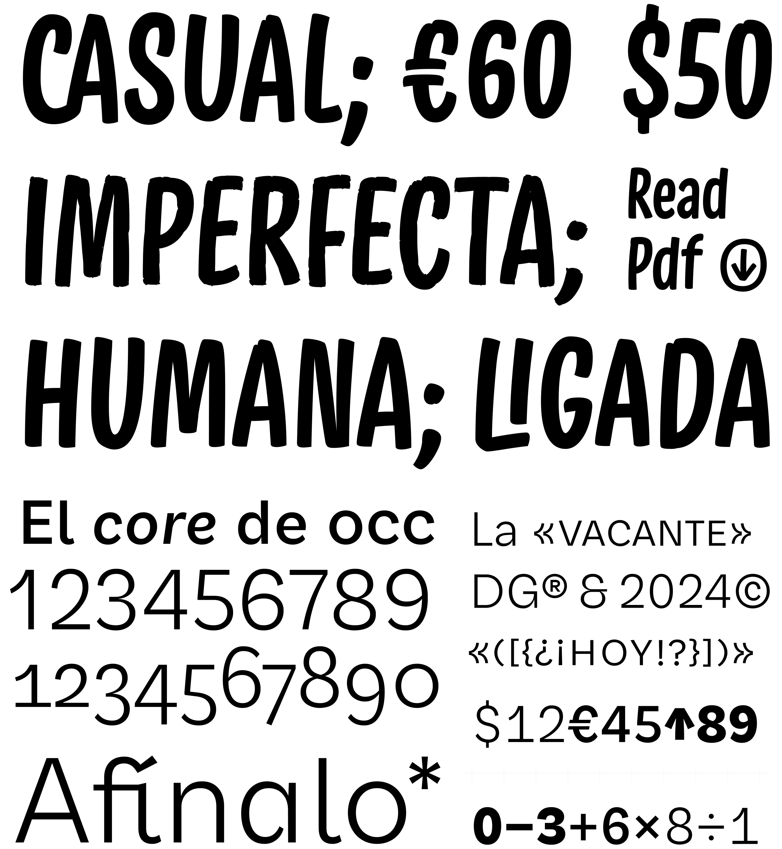 Muestra tipográfica