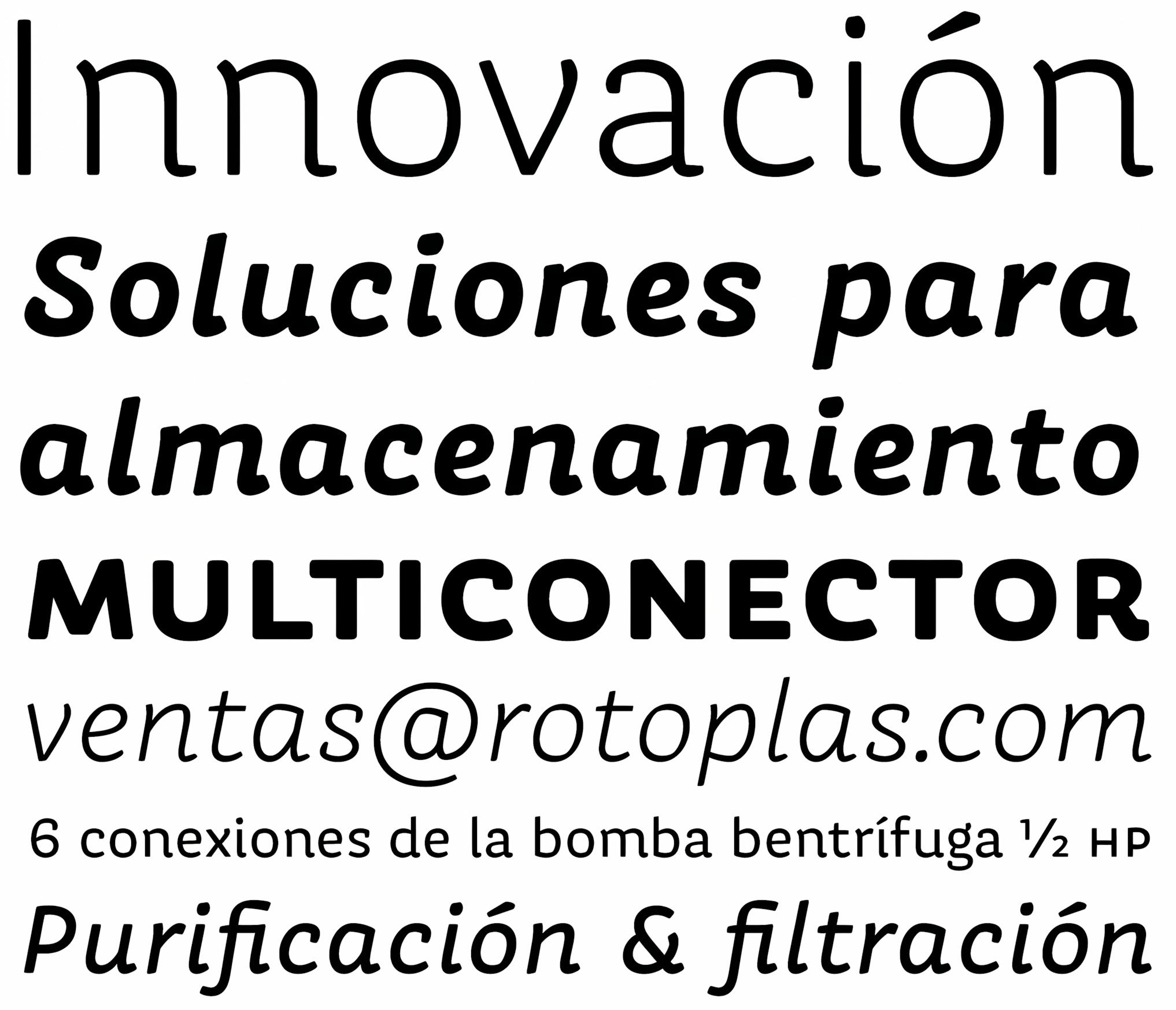 Muestra tipográfica