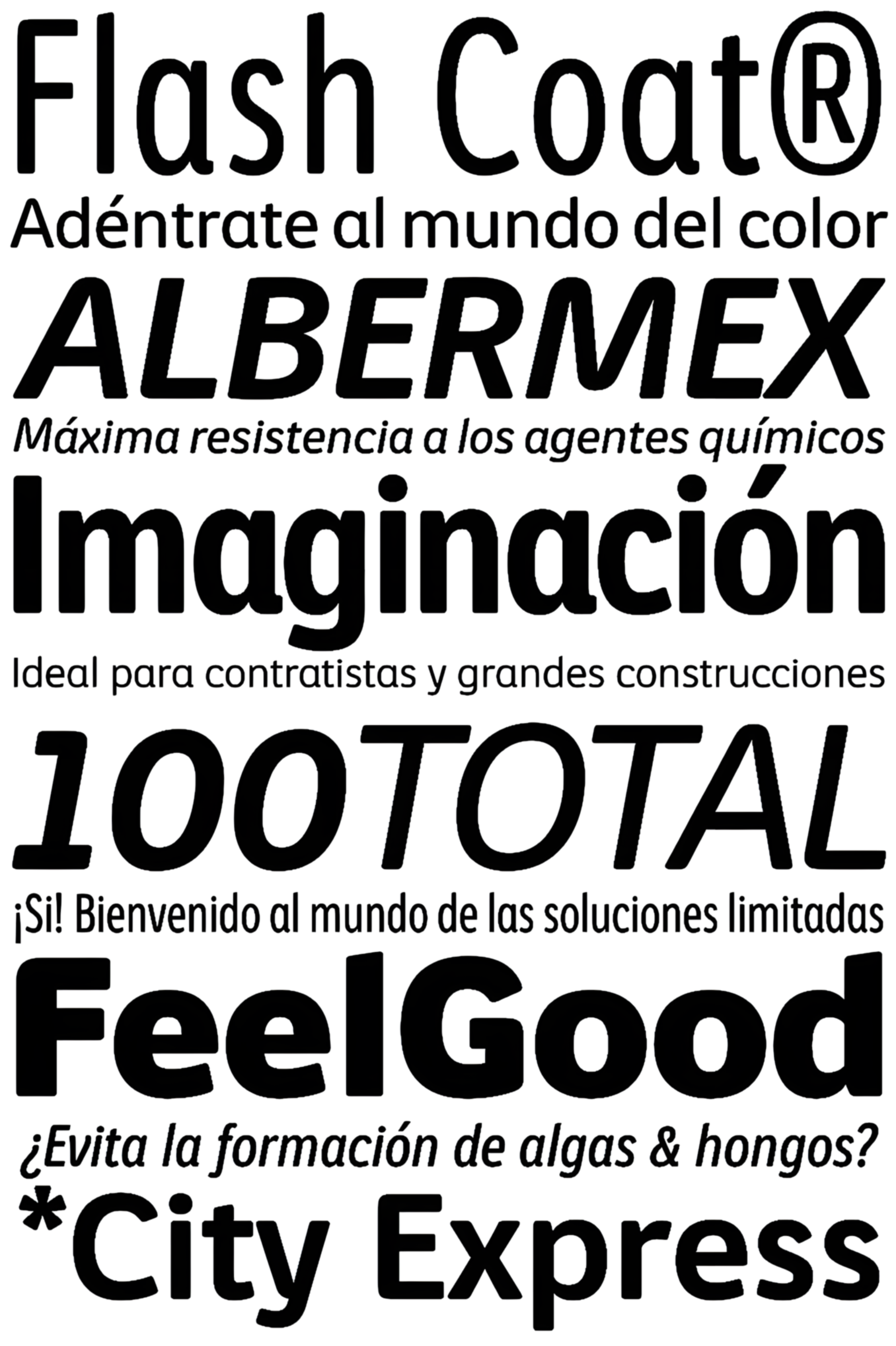 Muestra tipográfica