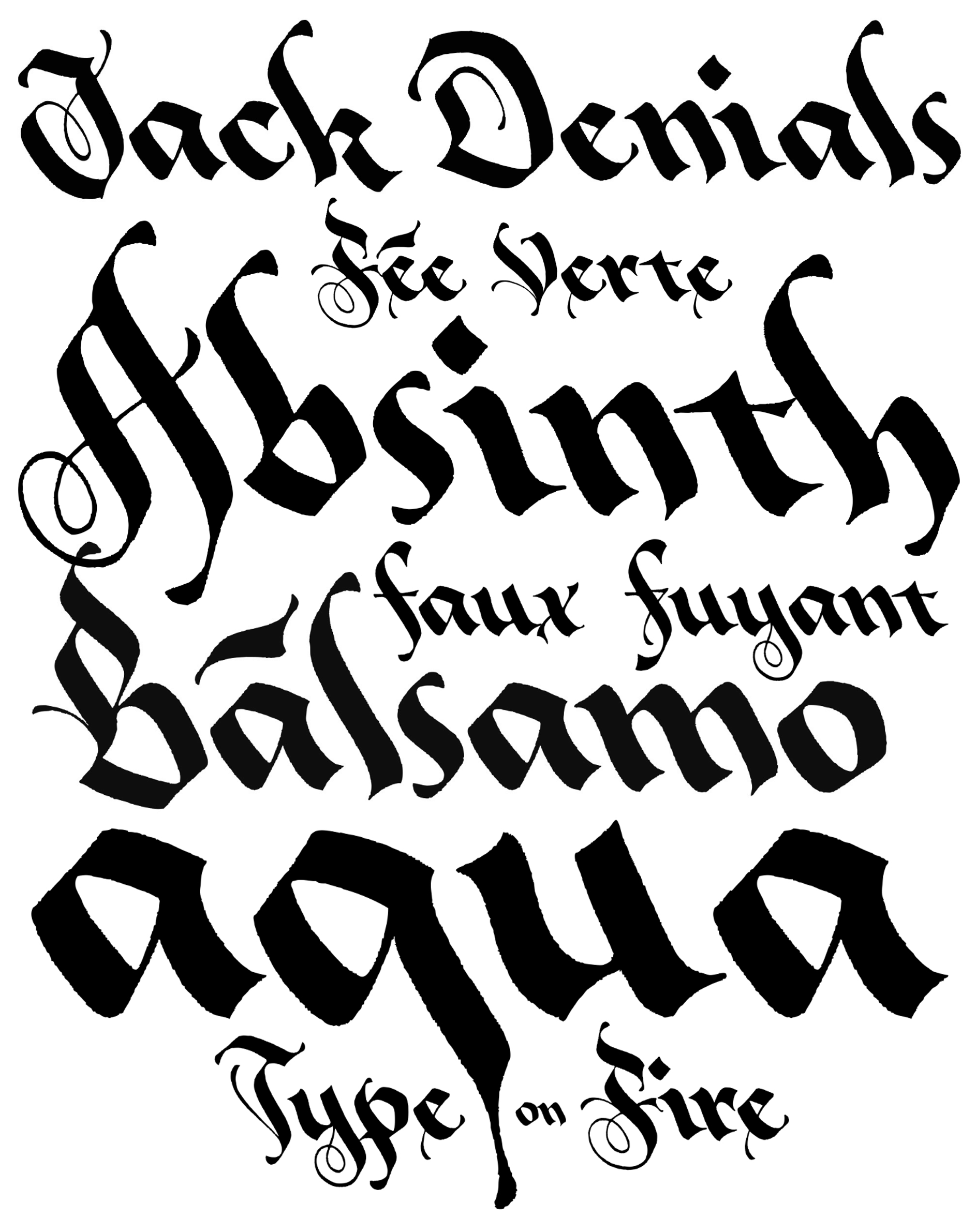 Muestra tipográfica