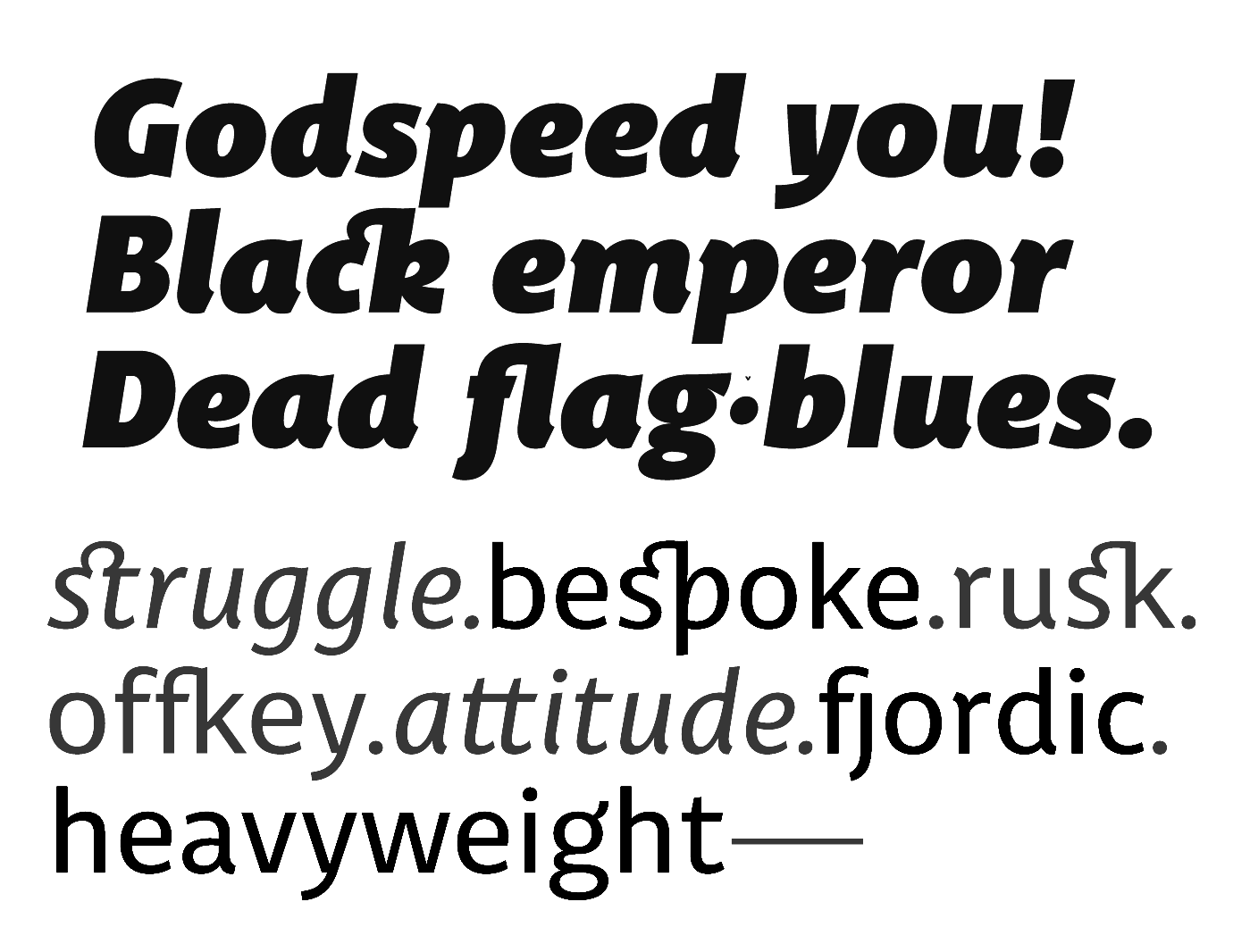 Muestra tipográfica