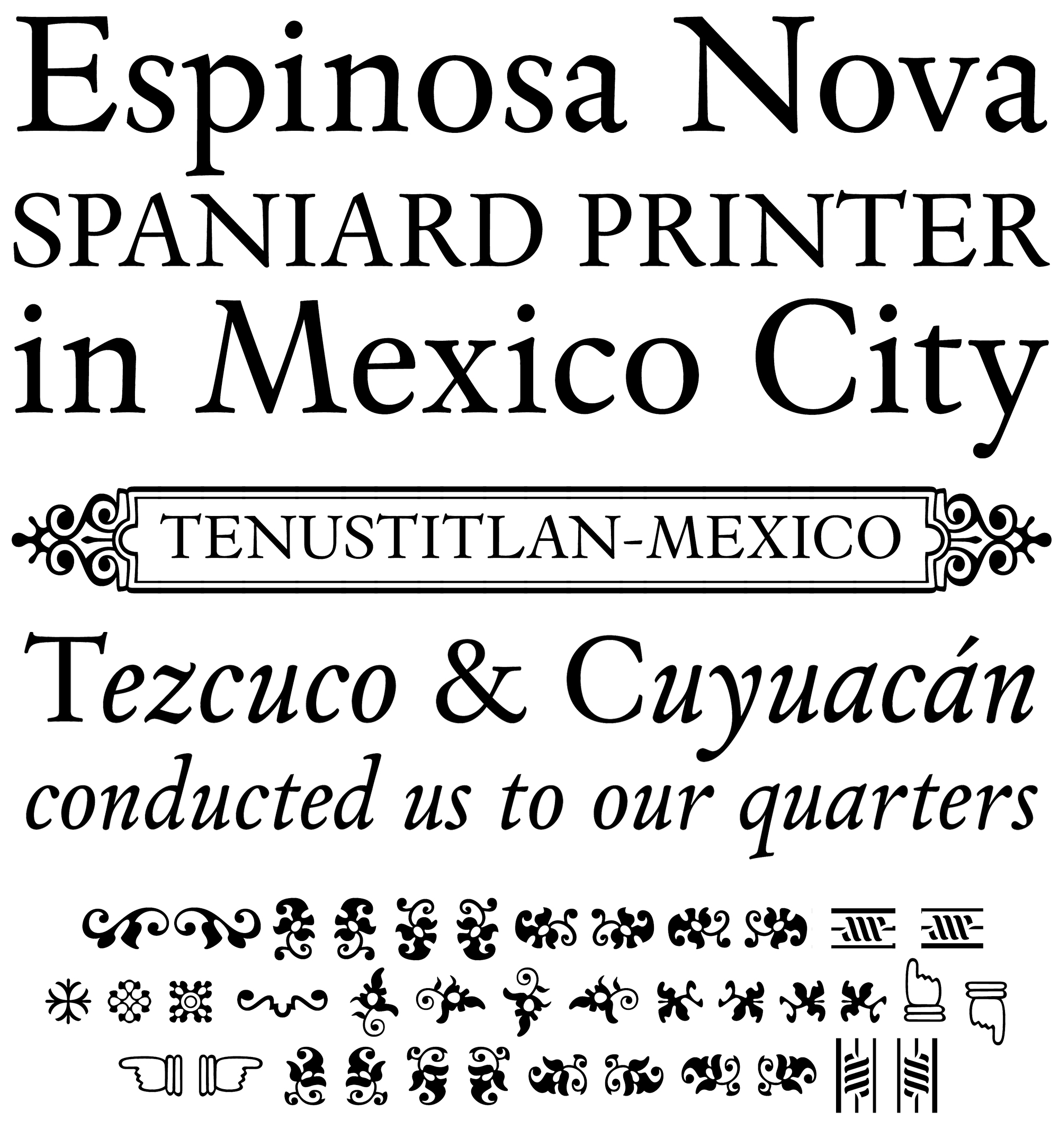 Muestra tipográfica