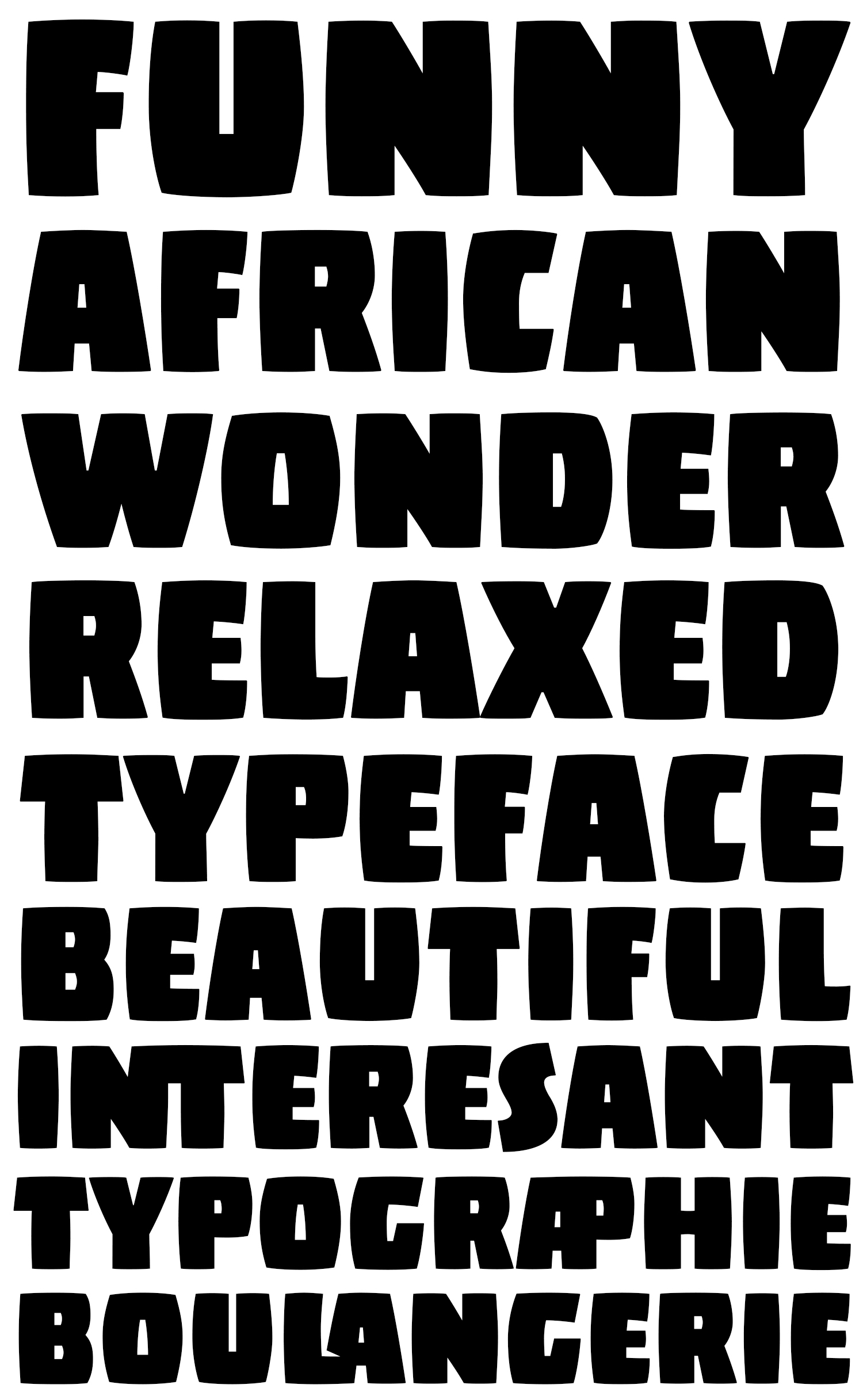 Muestra tipográfica