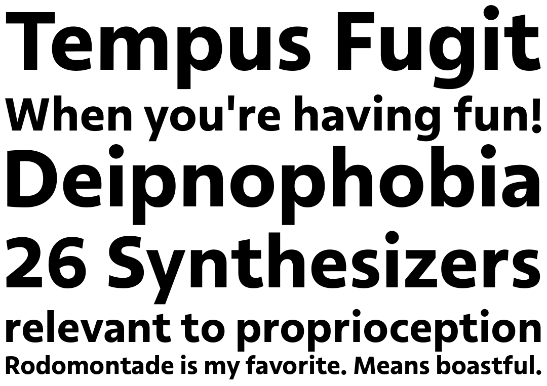 Muestra tipográfica