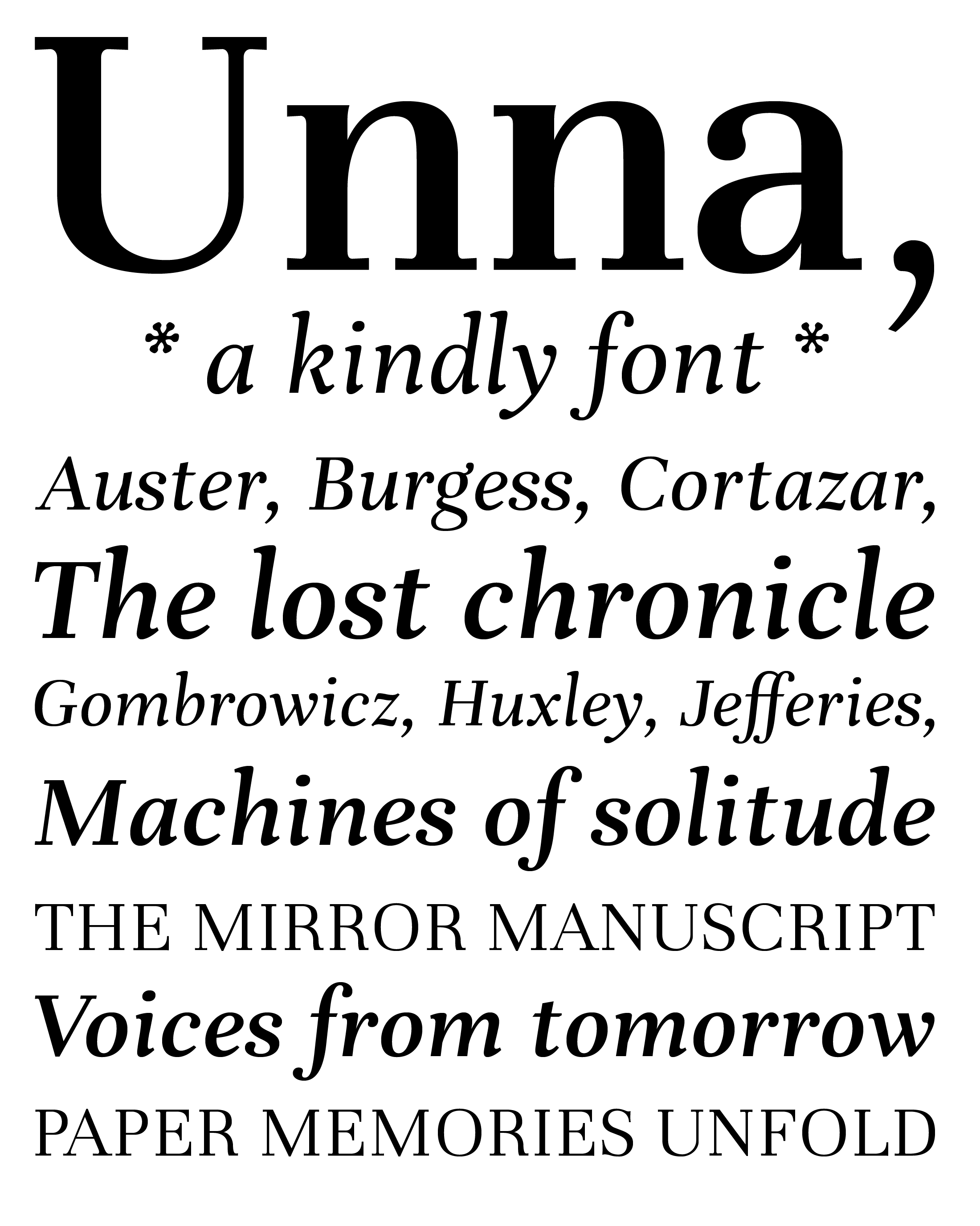 Muestra tipográfica