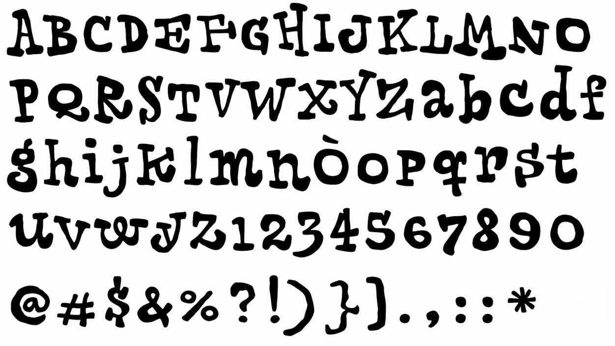 Muestra tipográfica