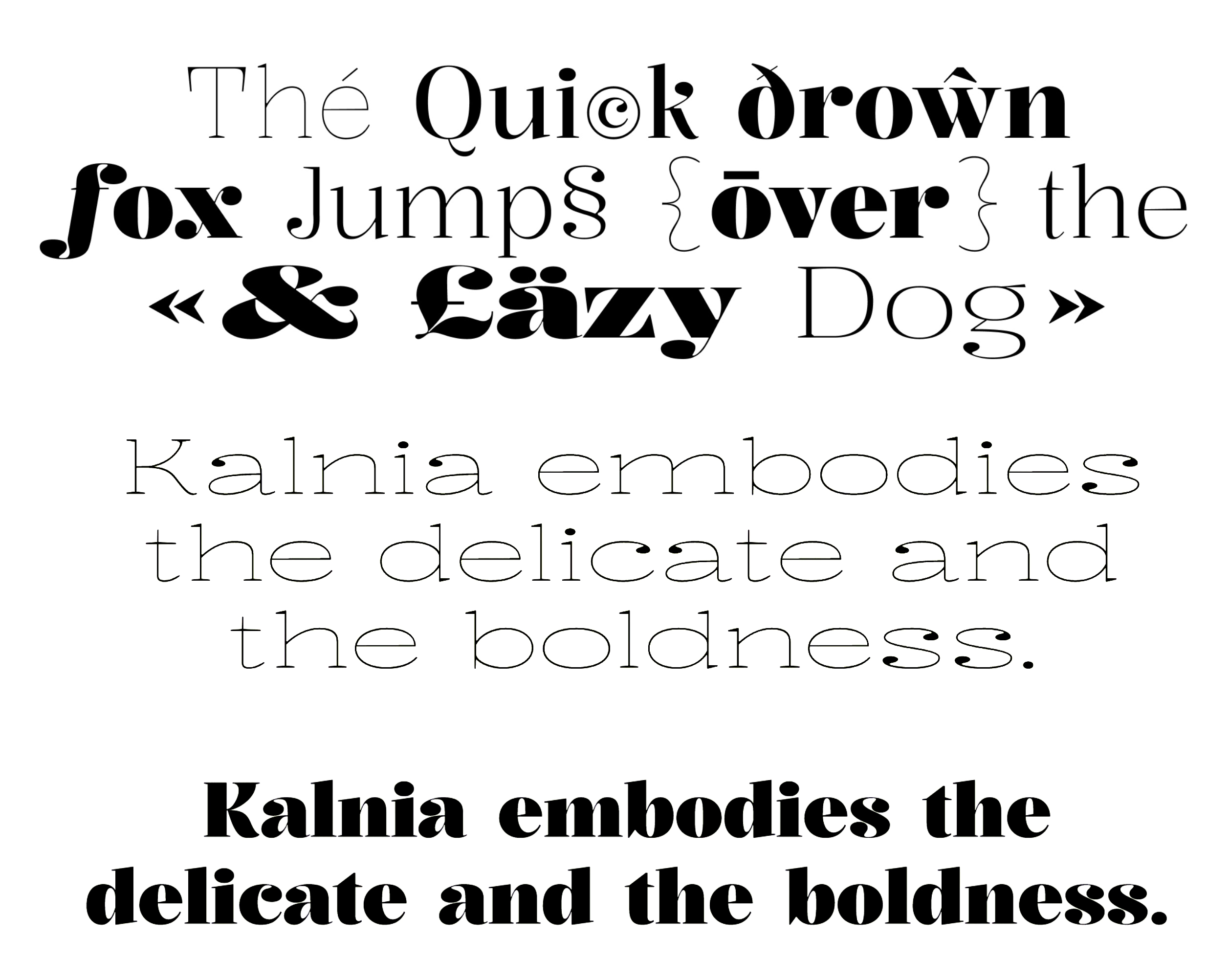 Muestra tipográfica