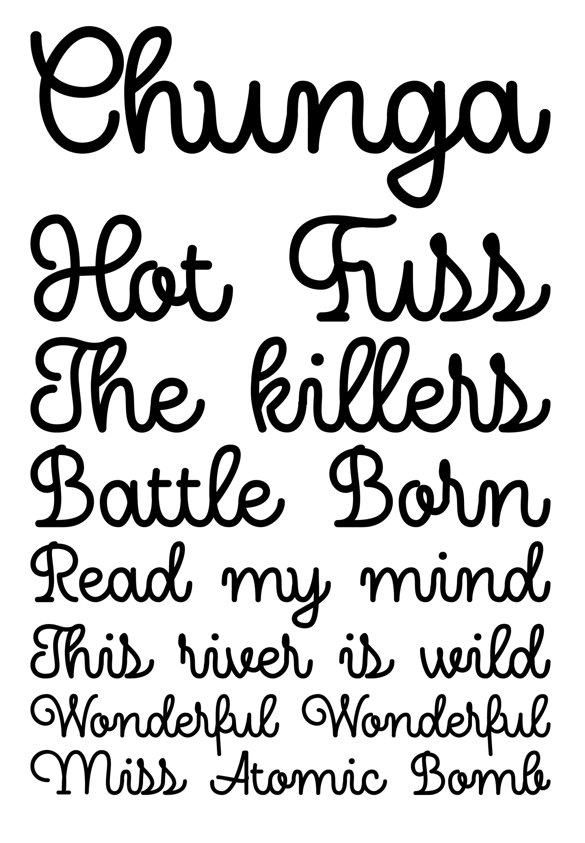 Muestra tipográfica