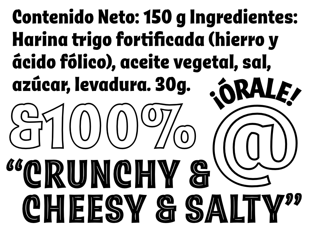 Muestra tipográfica