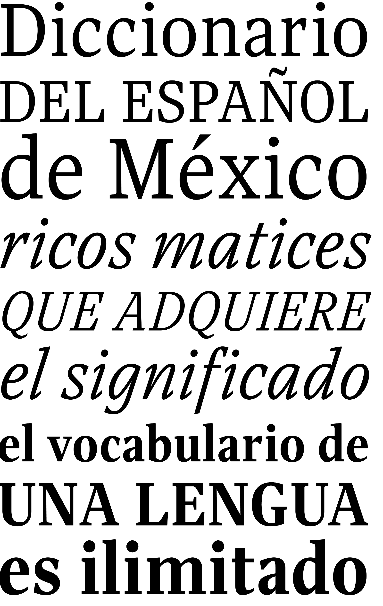 Muestra tipográfica