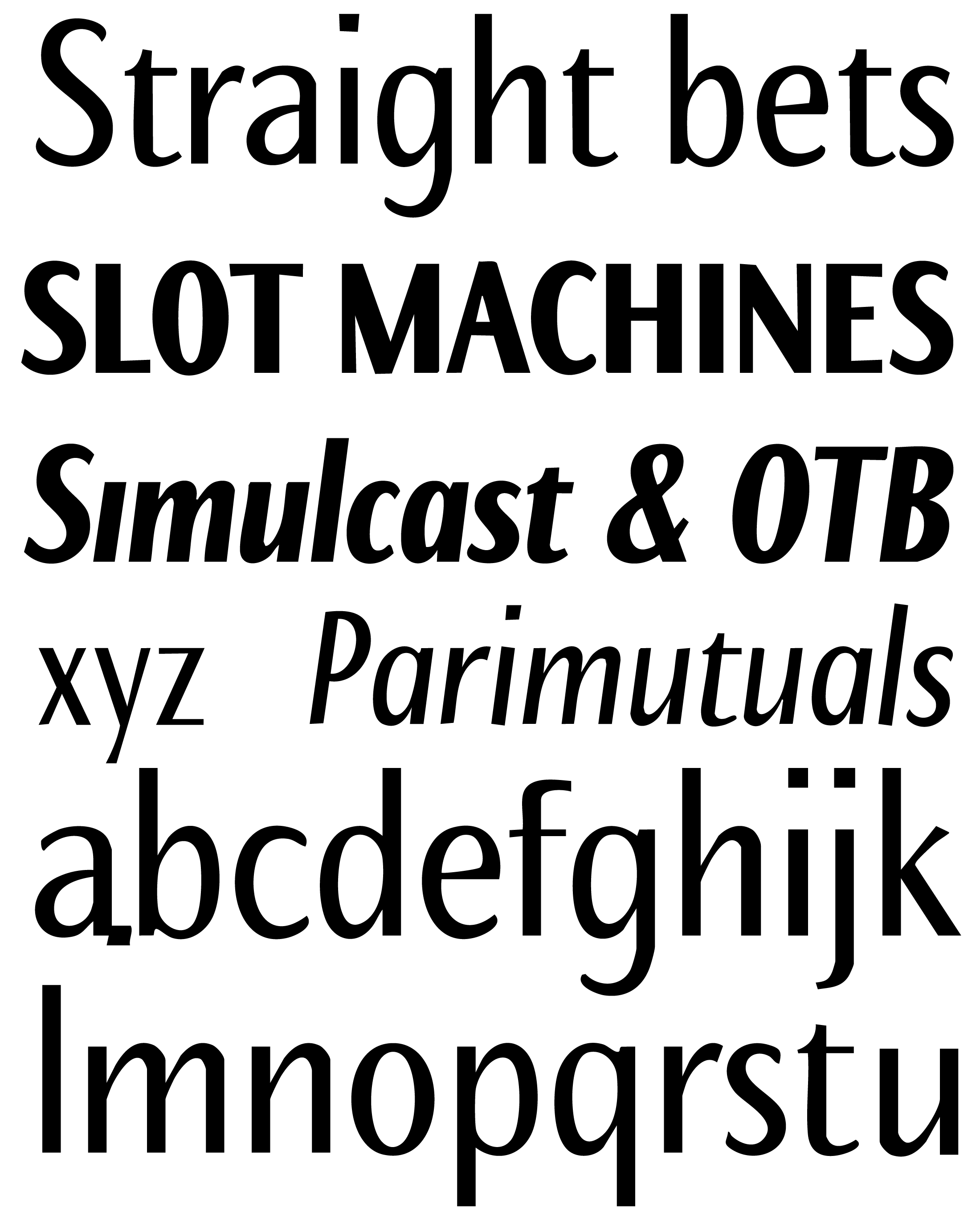 Muestra tipográfica