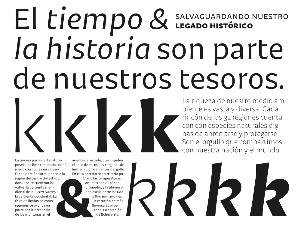 Muestra tipográfica