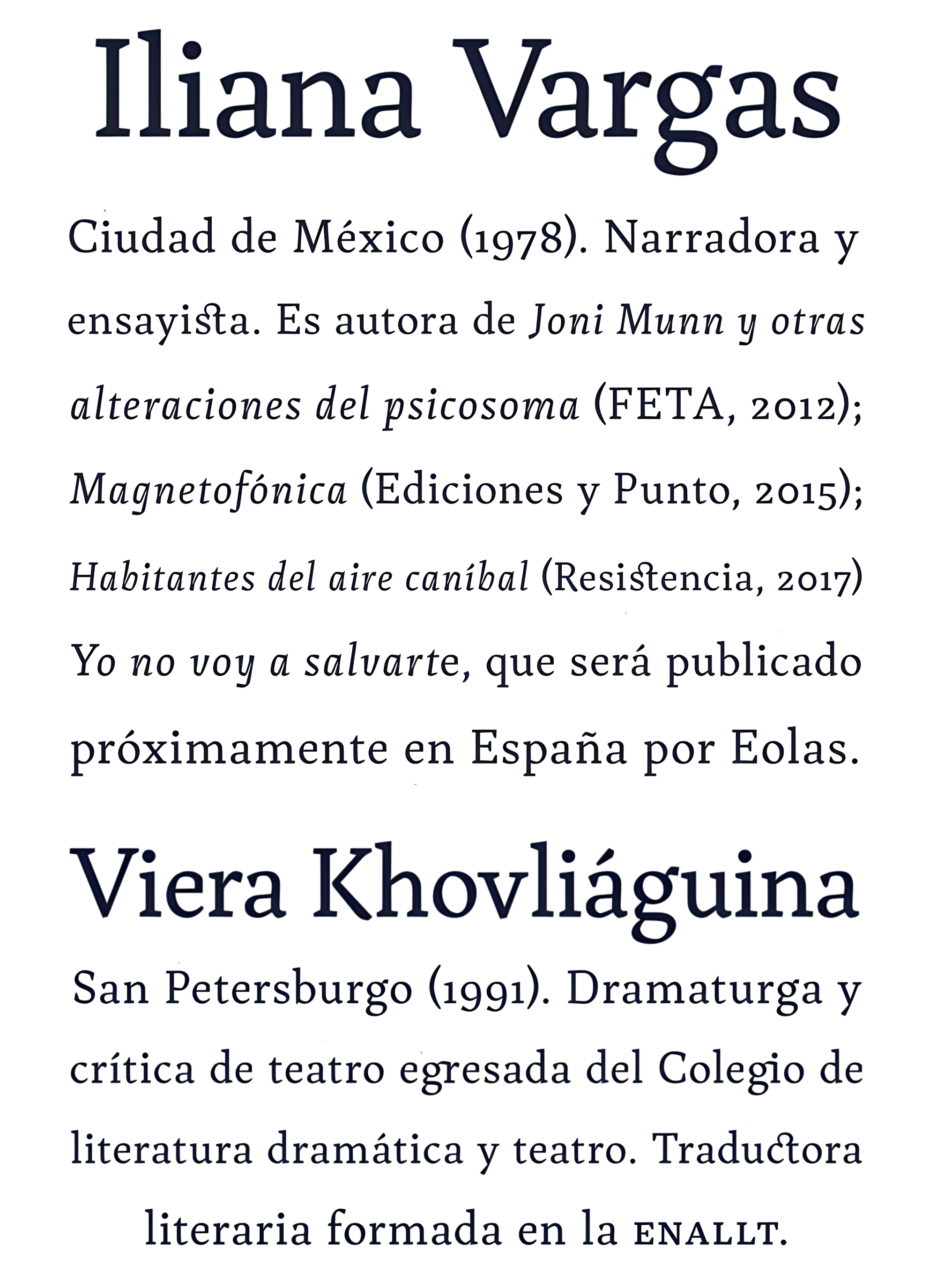 Muestra tipográfica