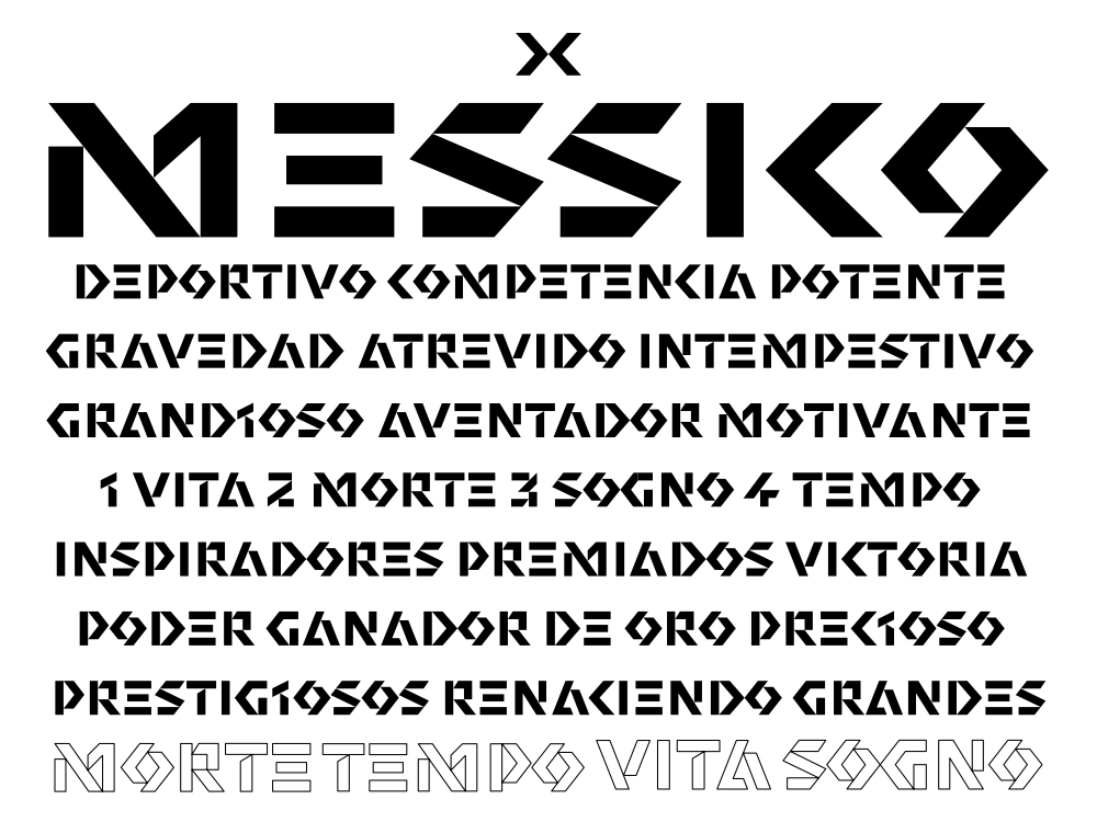 Muestra tipográfica