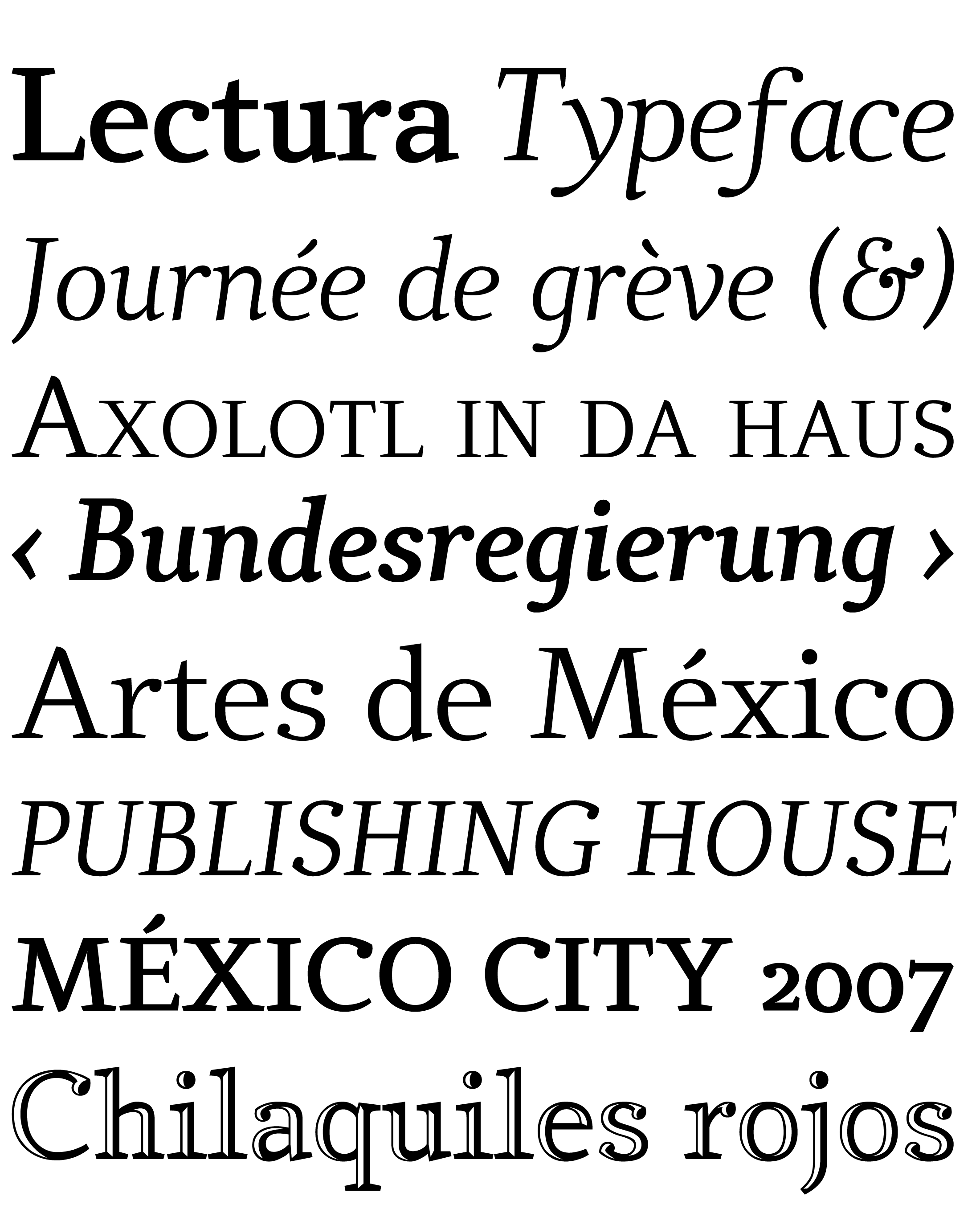 Muestra tipográfica