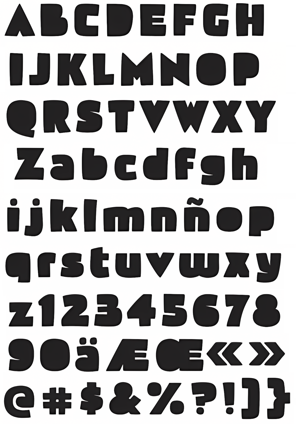 Muestra tipográfica