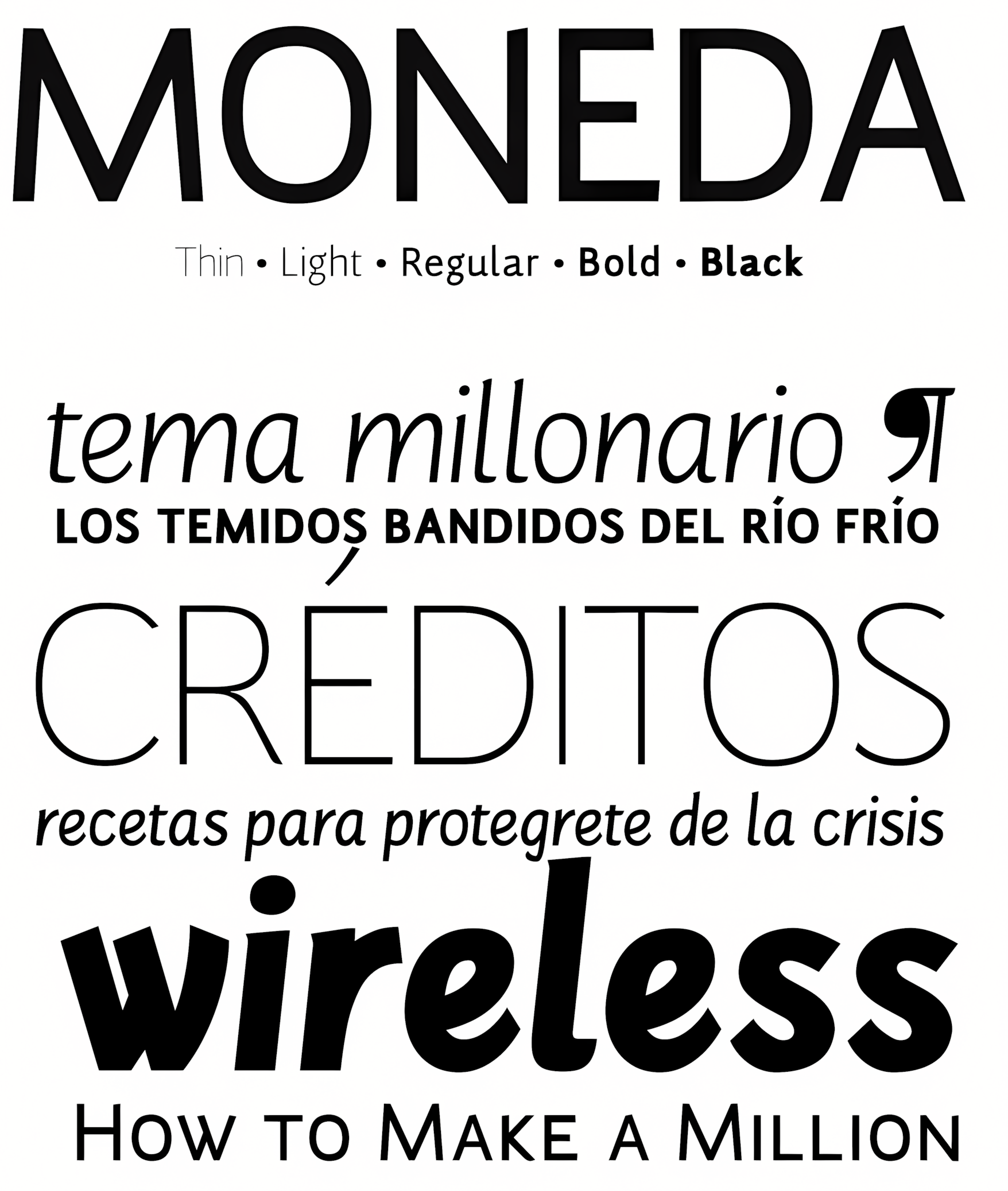 Muestra tipográfica